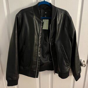 Men's M Faux Leather Jacket - H&M